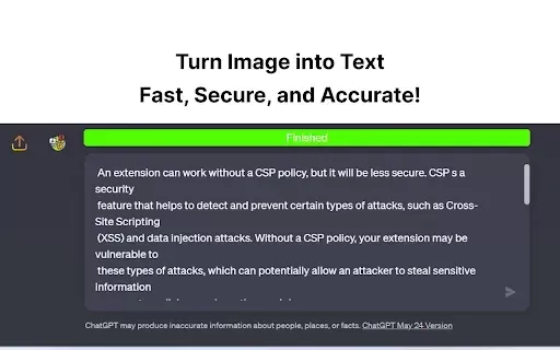 Image to Text for ChatGPT