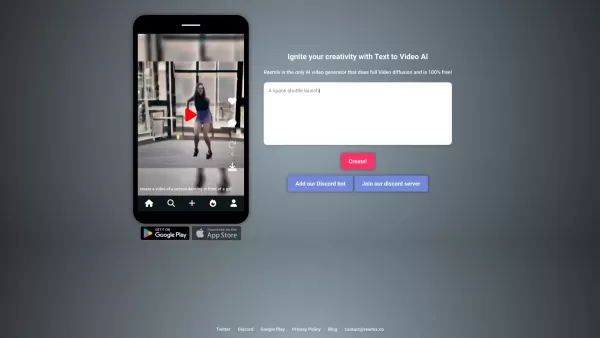 AI-Powered Text-to-Video App