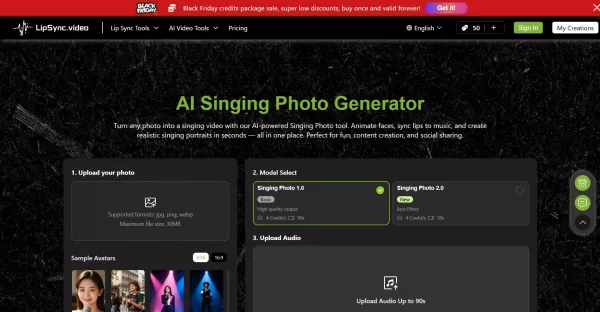 AI Singing Photos - LipSync