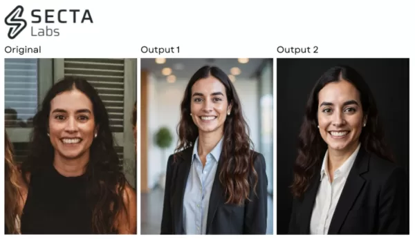 AI headshot from Secta Labs