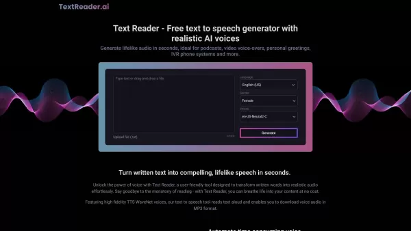 Text Reader AI