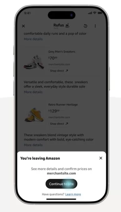 Amazon étend un programme permettant aux clients d'effectuer des achats sur les sites d'autres détaillants