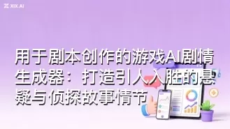 用于剧本创作的游戏AI剧情生成器：打造引人入胜的悬疑与侦探故事情节