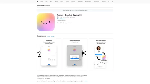 Rorrim - Smart AI Journal