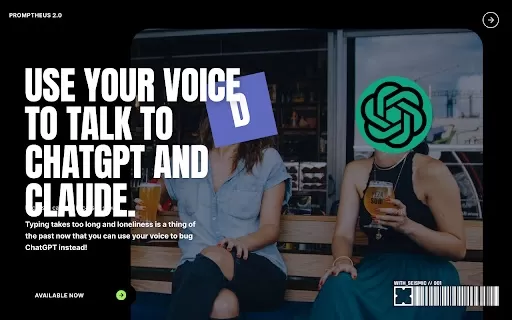 Promptheus 2 - Talk to ChatGPT - Chrome Extension