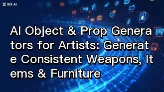 AI Object & Prop Generators for Artists: Generate Consistent Weapons, Items & Furniture